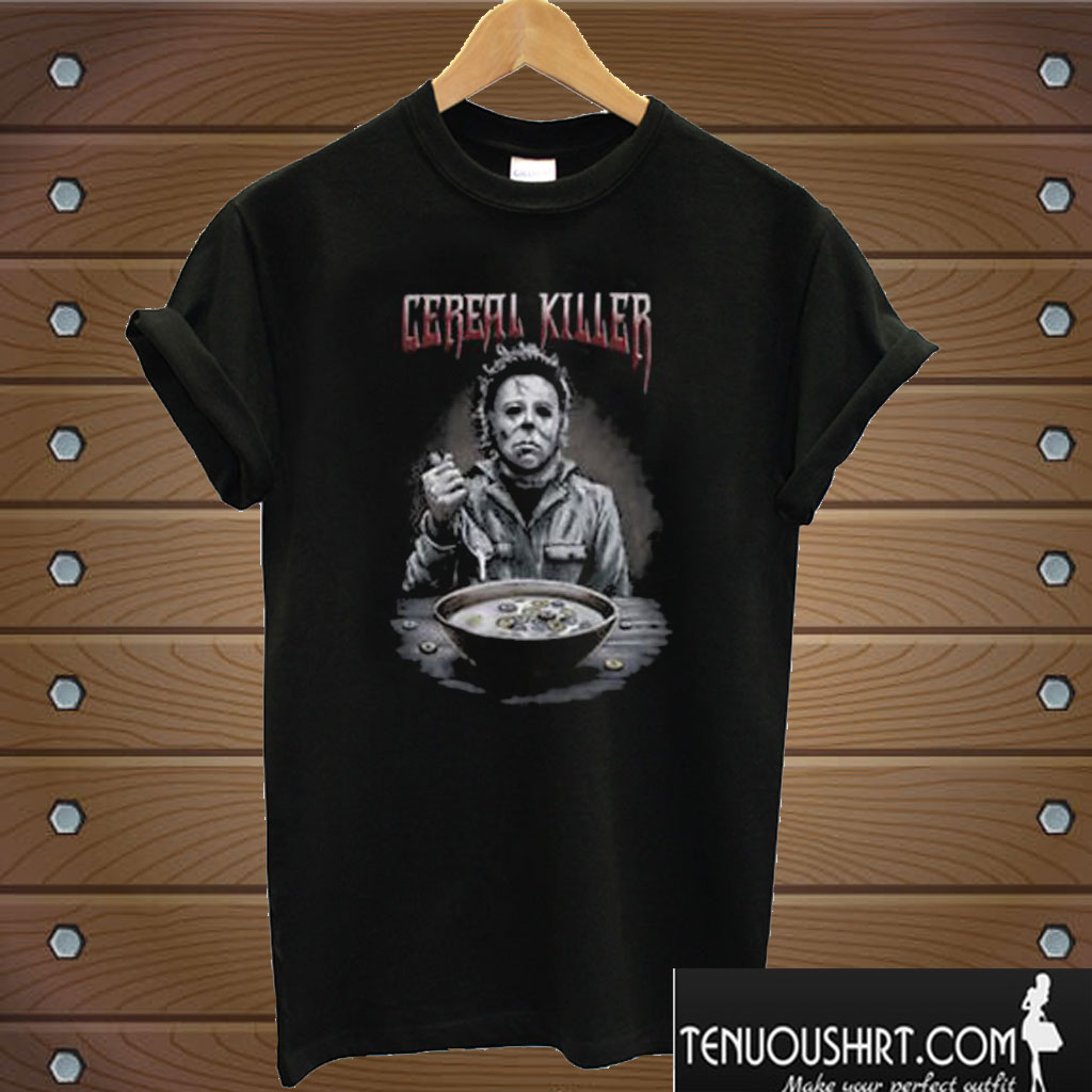 Michael Myers Halloween Cereal Killer T shirt