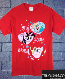 My Little Pony 3 Ponies Hearts T shirt