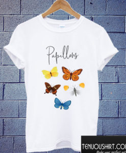 Papillions Butterfly T shirt