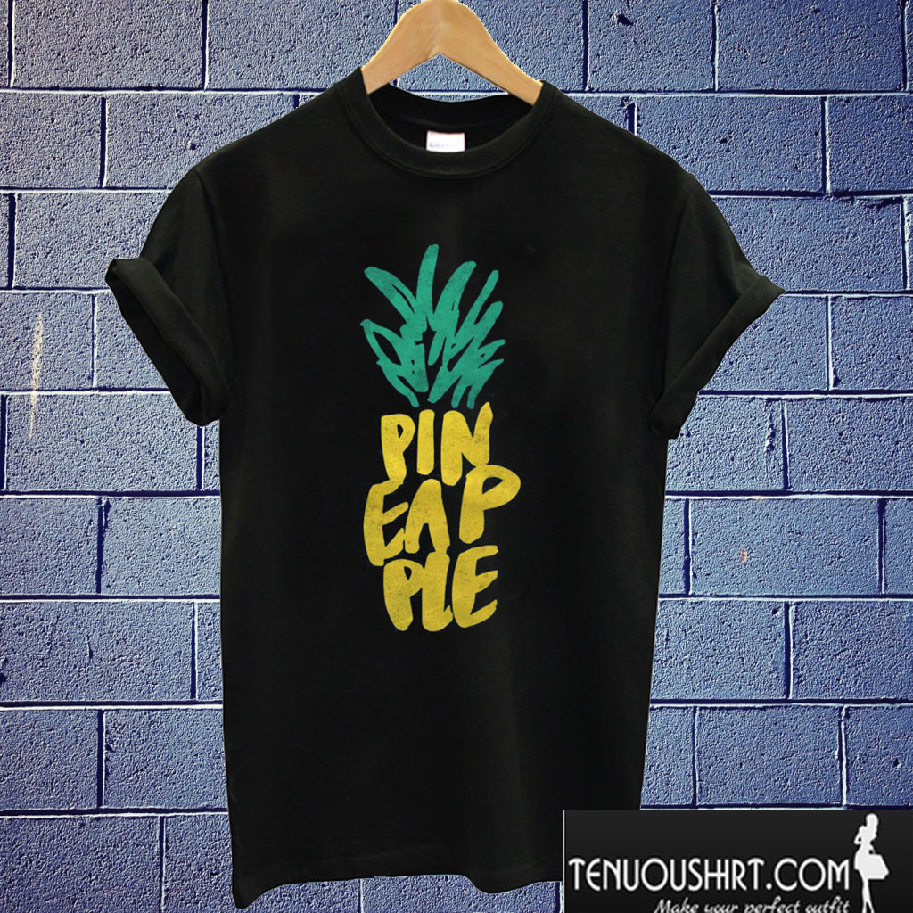 Pineapple Font T shirt