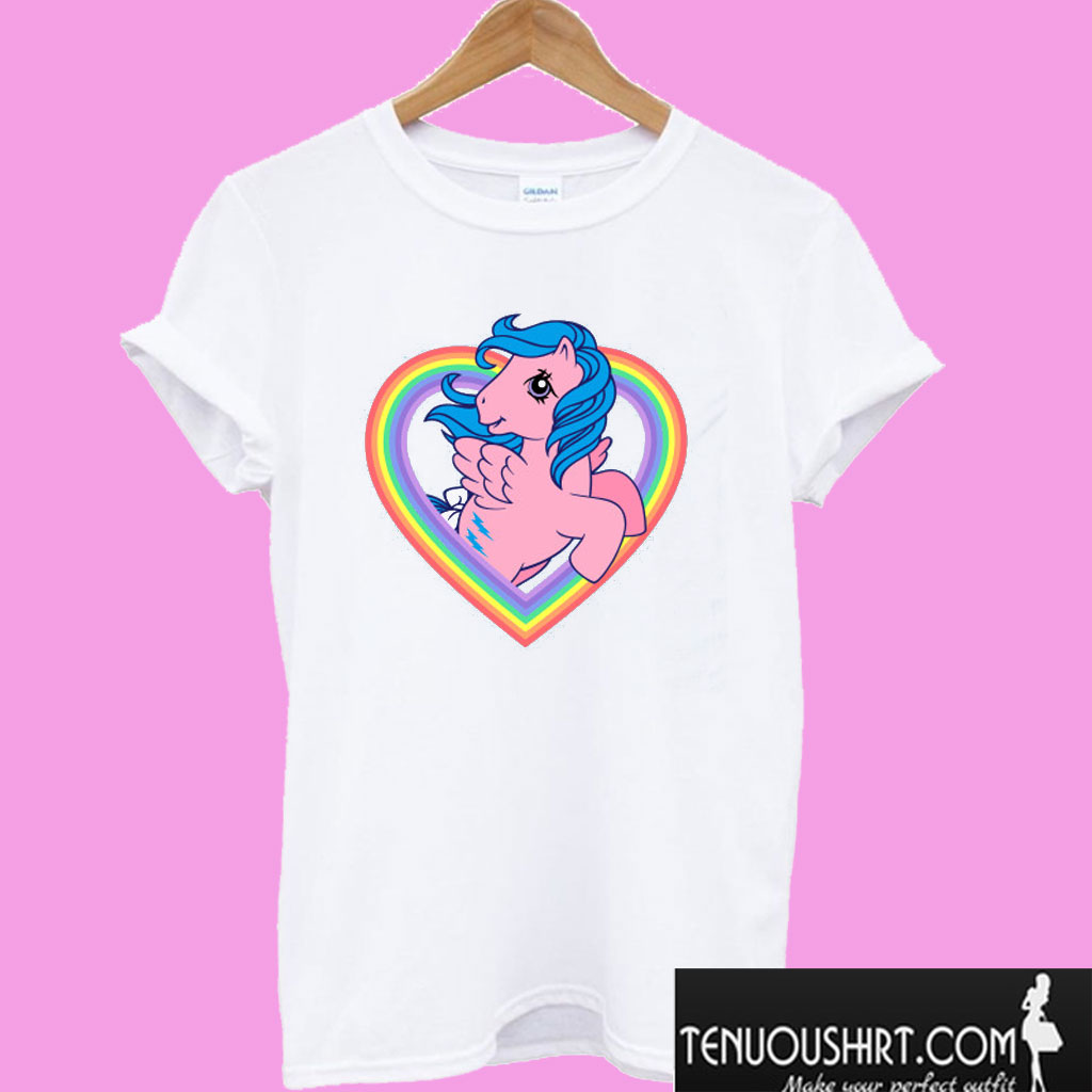 Retro G1 My Little Pony Firefly T shirt