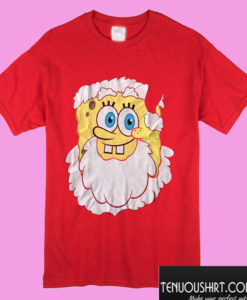 Santa Spongebob T shirt