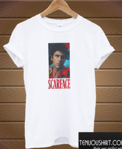 Scarface Face White T shirt