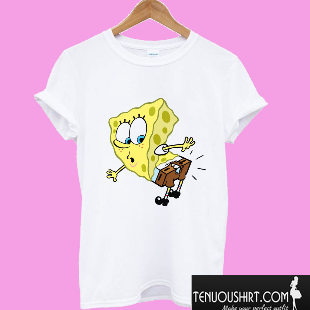 SpongeBob Ripped Pants T shirt