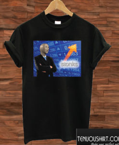 Stonks Meme Man T shirt