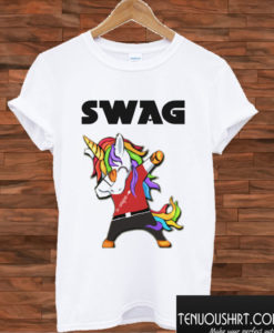 Swag Trending Dabbing Unicorn T shirt