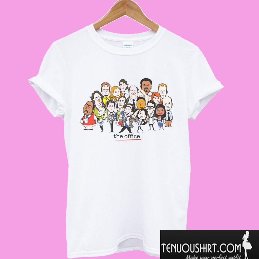 The Office Cartoons Character T shirt