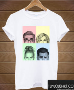 The Schitts Creek Colorful Cast T shirt