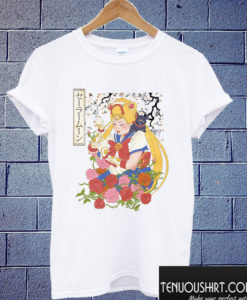 Traditional Japanese Print Sailor Moon T shirt
