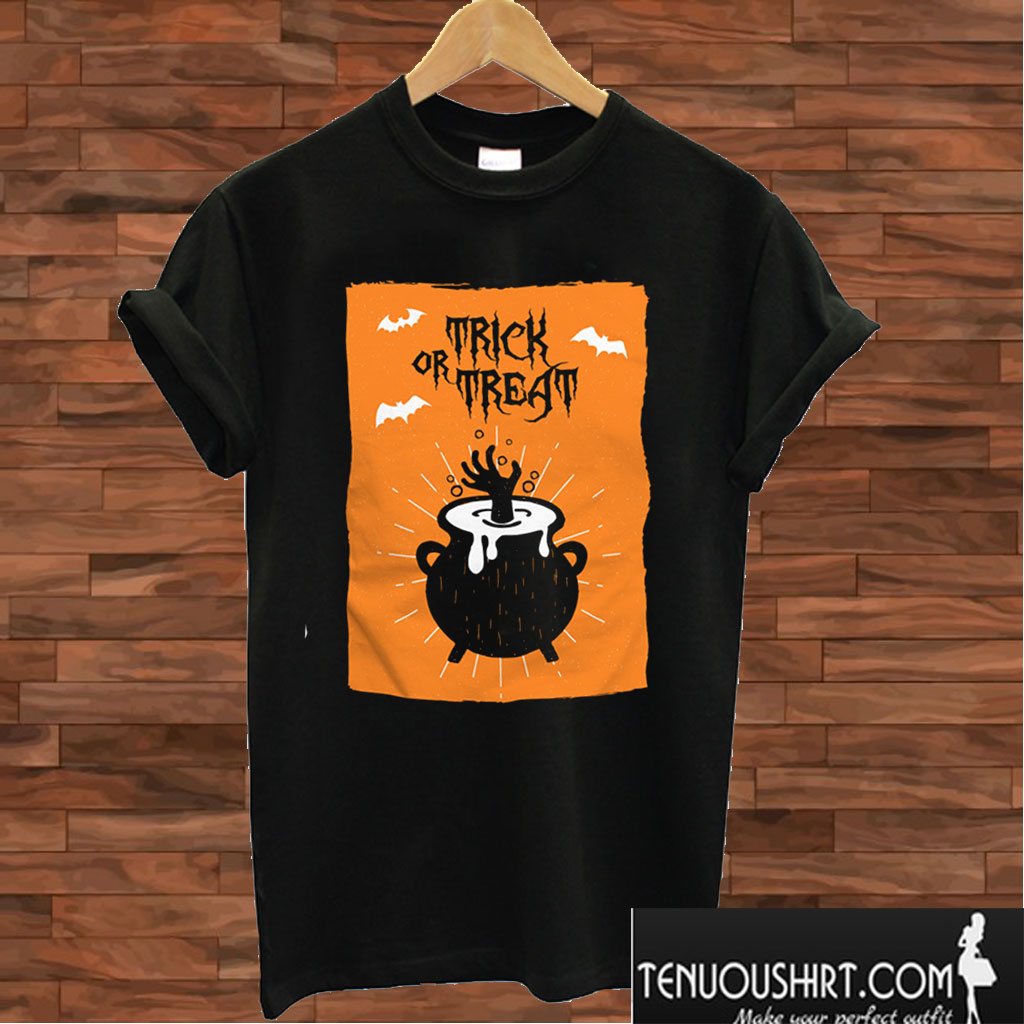 Trick Or Treat Hand Halloween T shirt