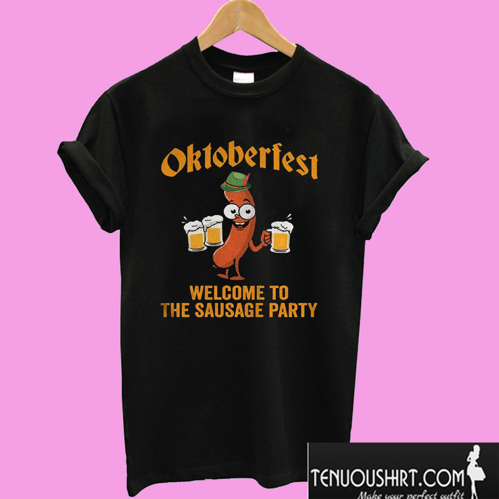 Vintage Oktoberfest Welcome To The Sausage Party T shirt