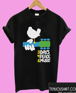 Woodstock Rock Festival 3 Days Of Peace & Music T shirt