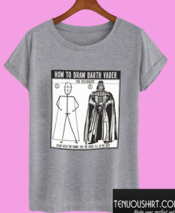 How to Draw Darth Vader T shirt