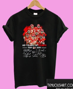 60 Years of Chiefs Signatures T shirt