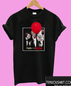 Awesome Chucky Jason Voorhees Pennywise two and a half killers T shirt