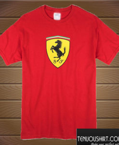 Ferrari Red Classic Shield T shirt