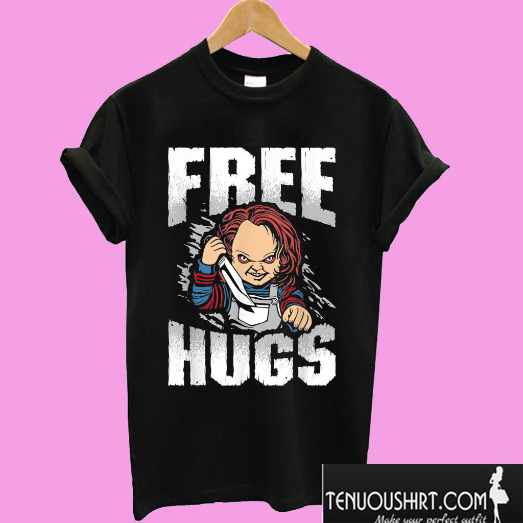 Free Hugs Chucky Halloween T shirt