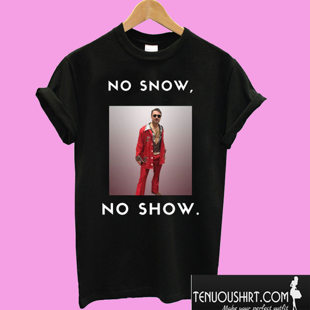 Gardner Minshew – No Snow, No Show T shirt