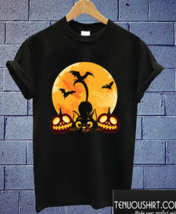 Halloween Cat T shirt