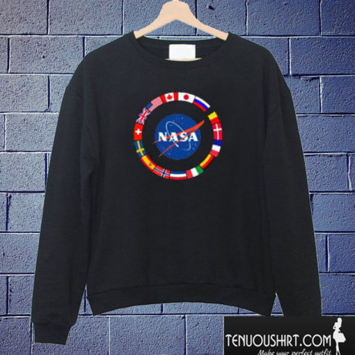 NASA All Country’s Flags Sweatshirt