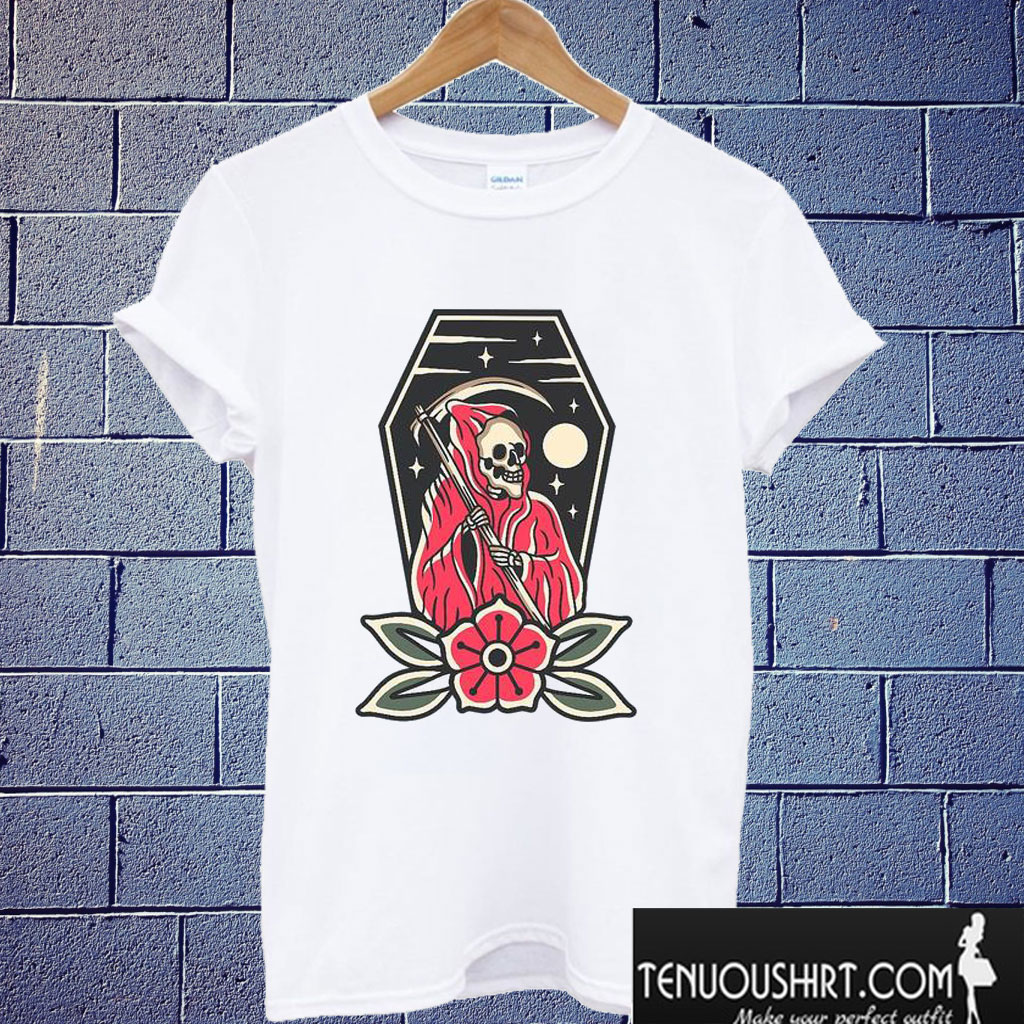 Reaper And Rose T shirt