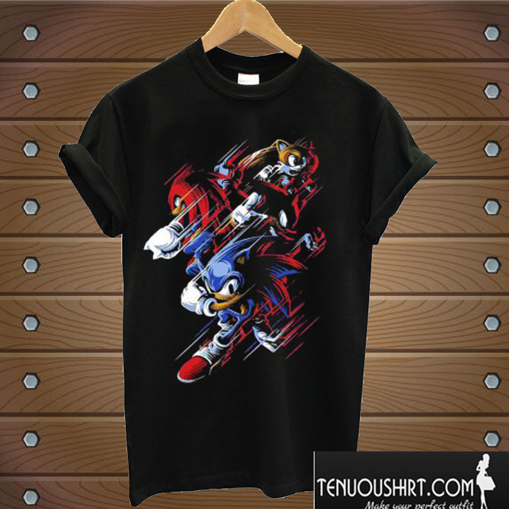 Sega boys Sonic the Hedgehog T shirt