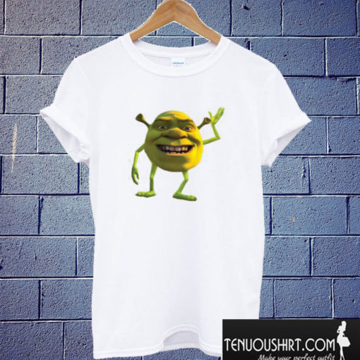 Shreck X Mike Wazowski meme T shirt