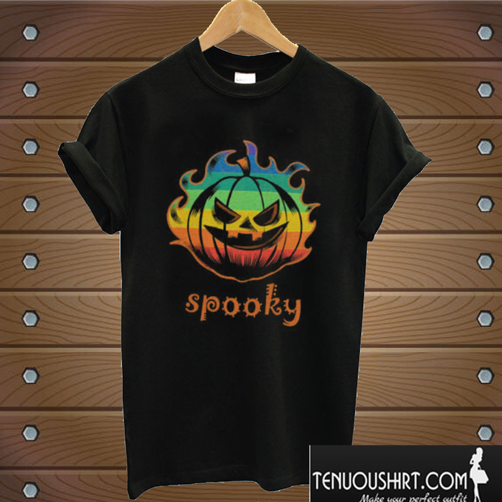 Spooky LGBT Pride Halloween T shirt