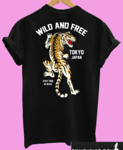 Tiger T shirt Back