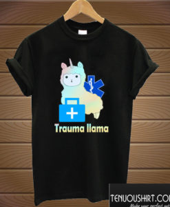 Trauma llama Nurse T shirt