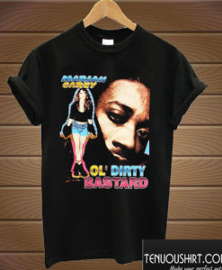 Vintage Style Mariah Carey And Ol' Dirty Bastard Rap T shirt