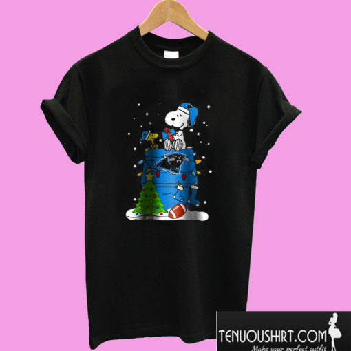 Carolina Panthers Snoopy T shirt