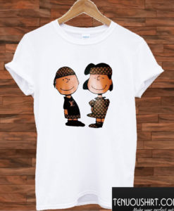 Charlie Brown And Lucy T shirt