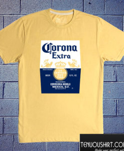 Corona Bottle Yellow T shirt