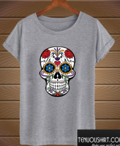 Day of the Dead Sugar Skull T shirt