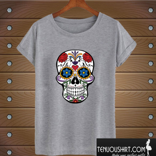 Day of the Dead Sugar Skull T shirt