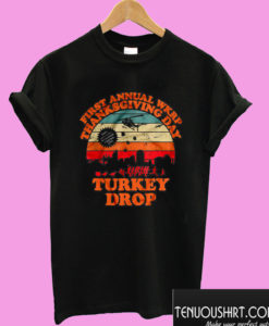 First Annual WKRP Thanksgiving Day Turkey Drop Vintage T shirt