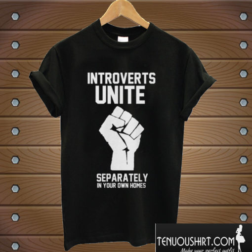 Introverts unite separately in your own homes Slim T shirt