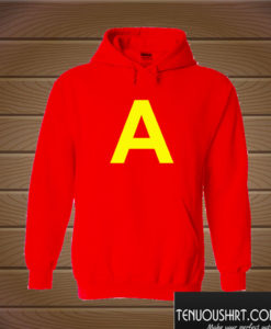 Letter A Red Hoodie