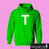 Letter T Green Hoodie