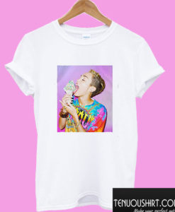 Miley Cyrus Ice Cream White T shirt