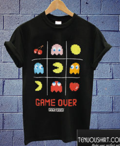 Pacman Game Over Mens T shirt