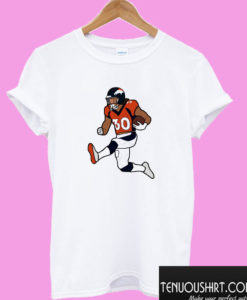 Phillip Lindsay Hurdle Touchdown Celebration - Denver Broncos T shirt