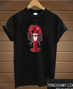 SANTA CLAWS Christmas Lobster T shirt