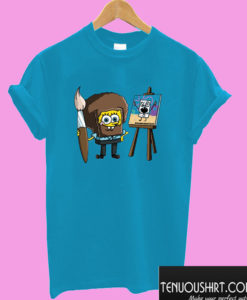 Sponge-Bob Ross T shirt