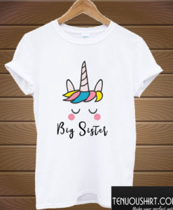 Unicorn Big Sister T shirt