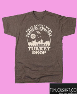 WKRP Turkey Drop T shirt