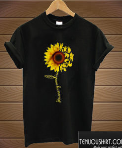 You Are My Sunshine Sloth Sunflower T shirt