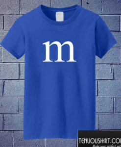 letter m T shirt