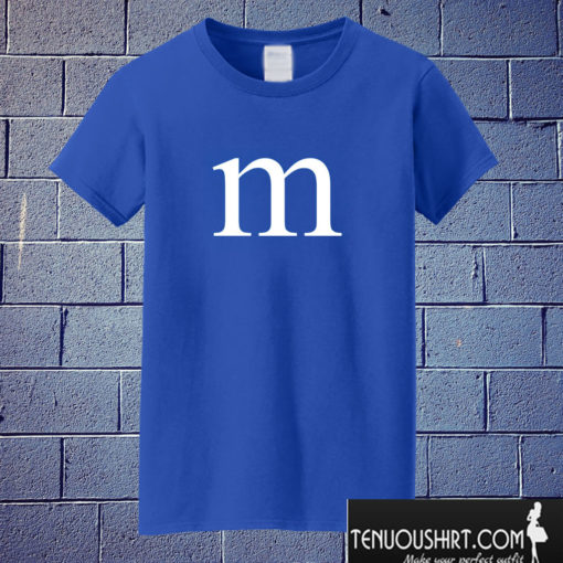 letter m T shirt